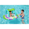 Надувная лодочка BESTWAY Космос 107х112см с тентом, от 3 лет 34149 BW